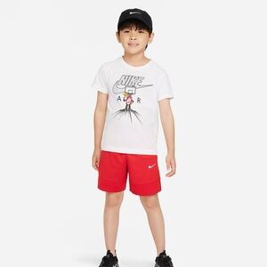 Nike Red Performance Athletic Shorts